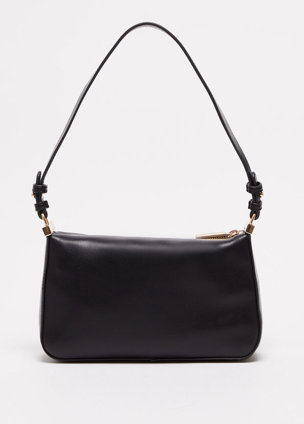 Bolsa De Hombro Liu Jo Eco-Friendly Shoulder Mujer Negras | EFU-290518