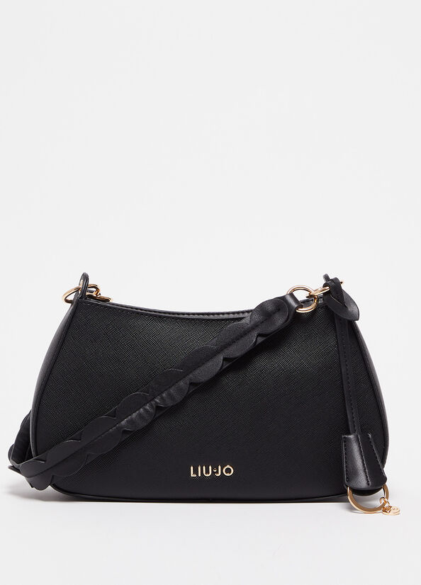 Bolsas De Mano Liu Jo Eco-Friendly Mujer Negras | RUL-238564