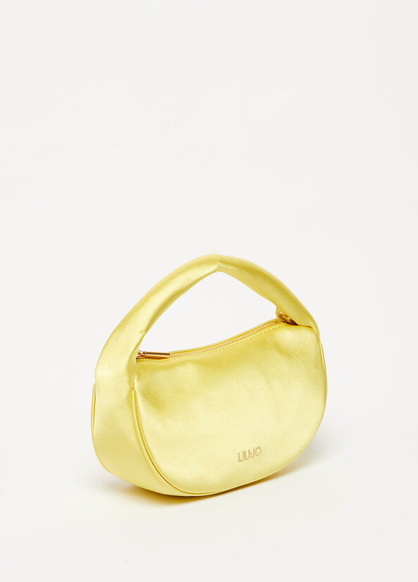 Bolsas De Mano Liu Jo With Logo Mujer Amarillo | IKJ-153460