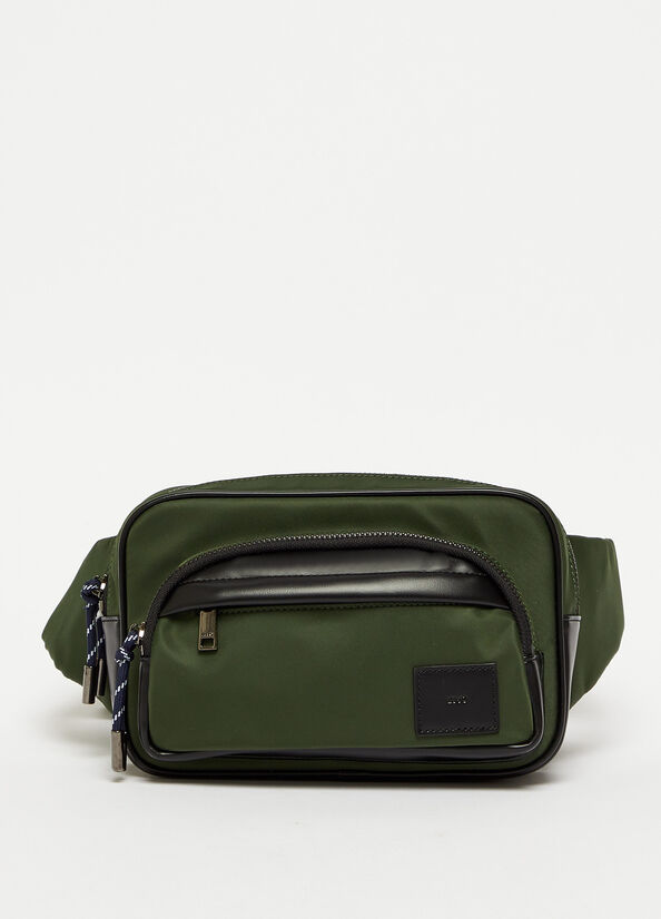 Bolsas Liu Jo Pouch In Nylon Hombre Verde | WBS-138024