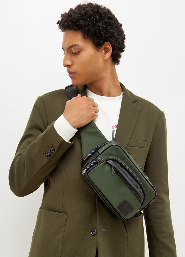 Bolsas Liu Jo Pouch In Nylon Hombre Verde | WBS-138024