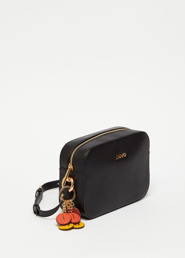 Bolsos Cruzados Liu Jo Crossbody With Charm Mujer Negras | HEJ-617328