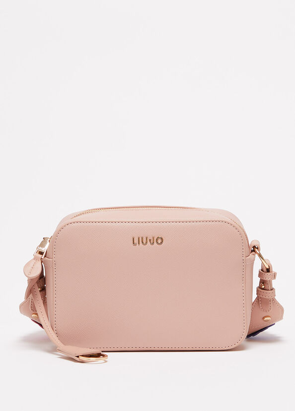 Bolsos Cruzados Liu Jo Eco-Friendly Mujer Rosas | NQF-840639