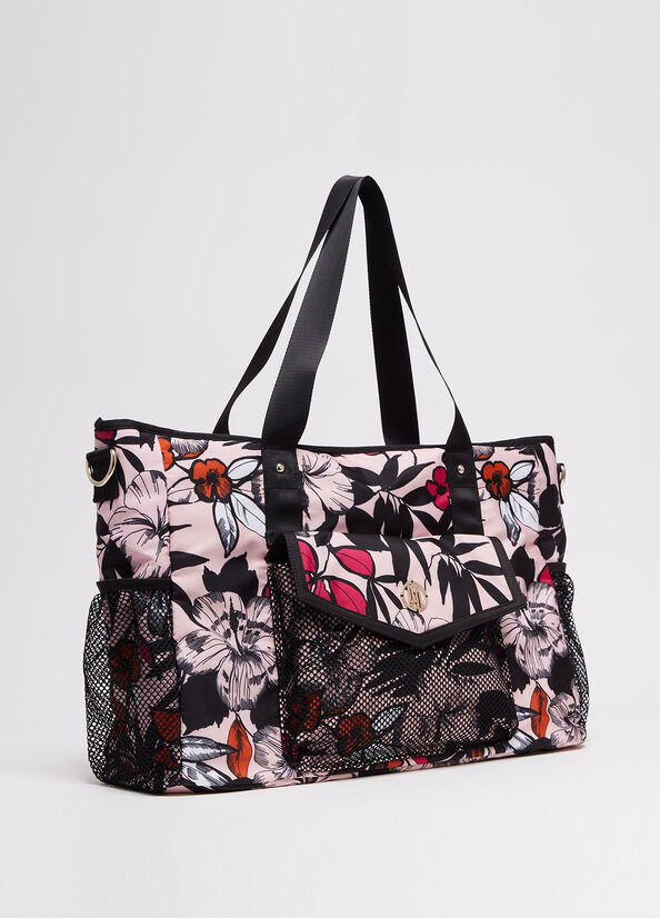 Bolsos Shopper Liu Jo Eco-Friendly Mujer Rosas | DVI-853601