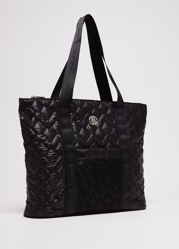 Bolsos Shopper Liu Jo Eco-Friendly Mujer Negras | IUT-072413