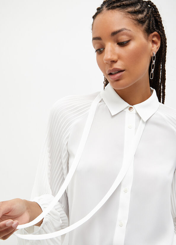 Camisas Liu Jo Eco-Friendly Mujer Blancas | QEA-246098