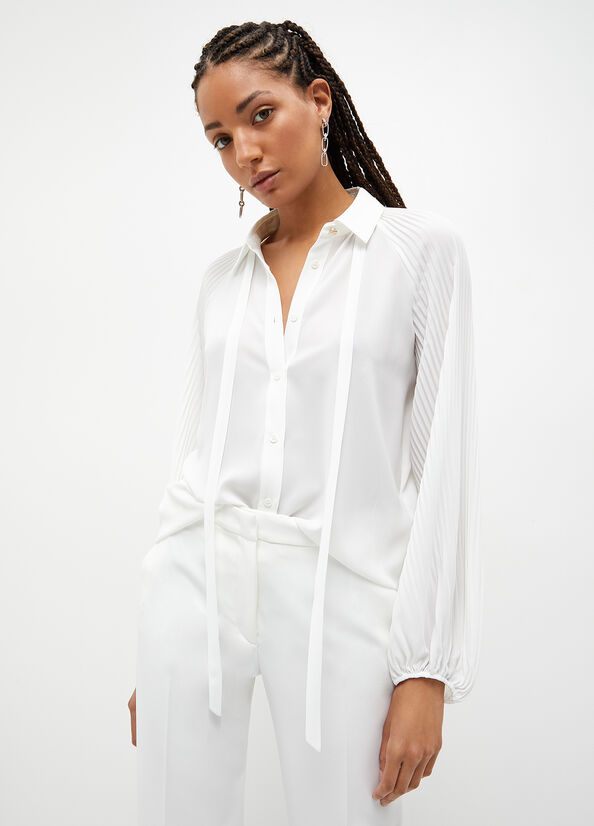 Camisas Liu Jo Eco-Friendly Mujer Blancas | QEA-246098