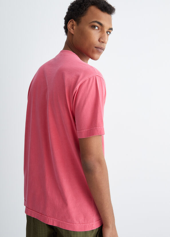 Camiseta Liu Jo With Logo Hombre Rojas | MPK-761502