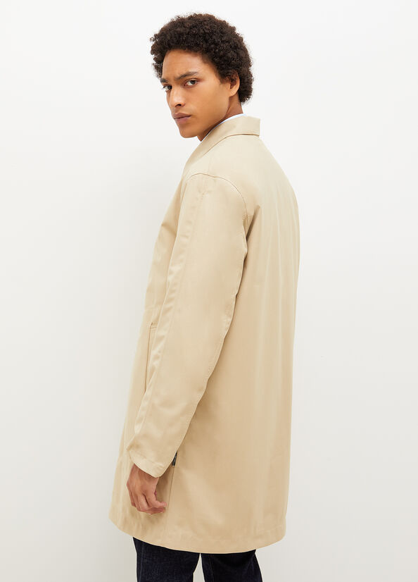 Chaquetas Liu Jo Acolchado Trench Hombre Beige | UHQ-834569