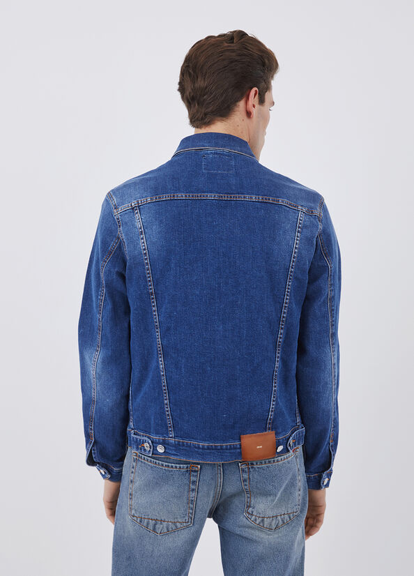 Chaquetas Liu Jo Denim Hombre Azules | DNE-731685