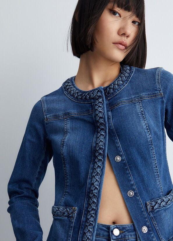 Chaquetas Liu Jo Denim Mujer Azules | KOJ-124976