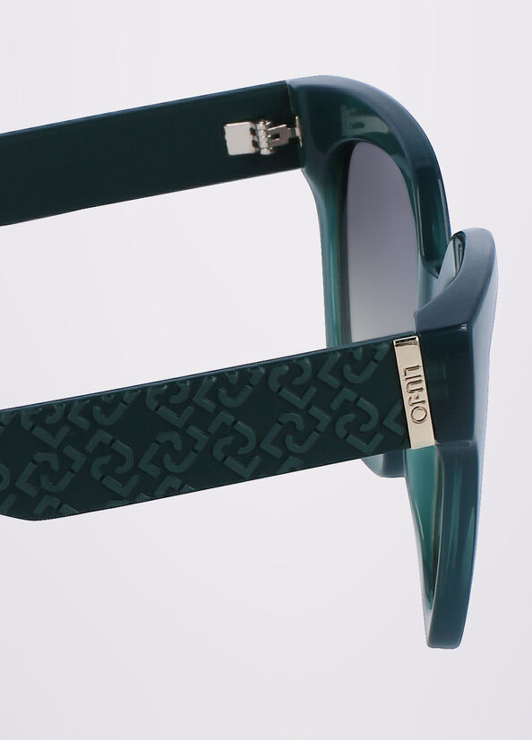 Gafas de Sol Liu Jo With 3d Pattern Mujer Verde Claro | KHL-701593