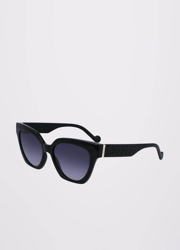 Gafas de Sol Liu Jo With 3d Pattern Mujer Negras | RQZ-271869