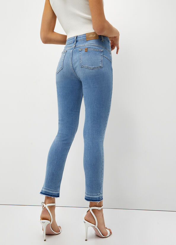 Jeans Skinny Liu Jo Bottom Up Mujer Azules | MGT-654082