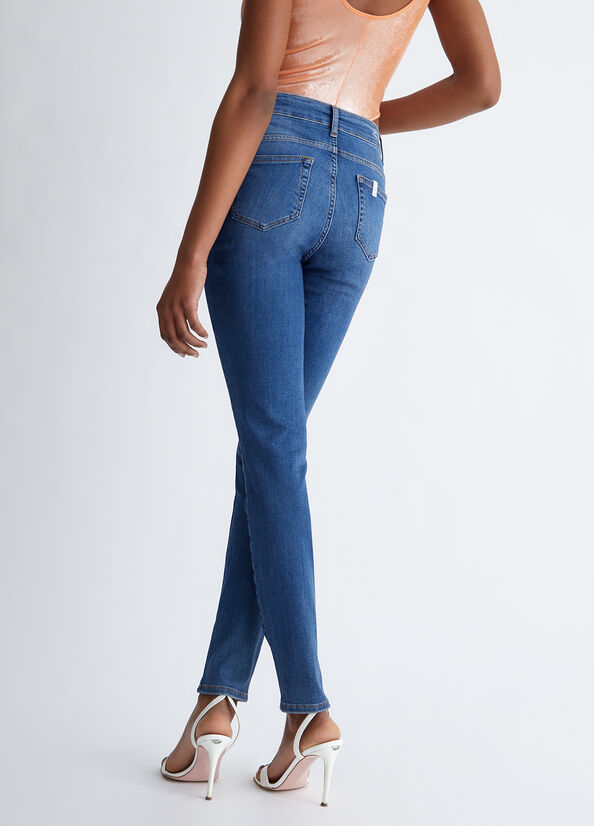 Jeans Skinny Liu Jo Eco-Friendly Mujer Azules | AJB-914078