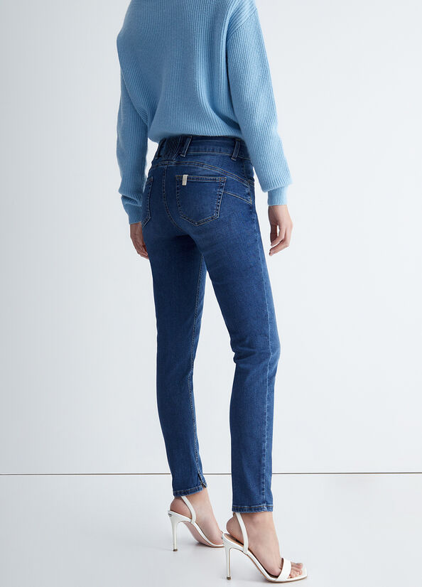 Jeans Skinny Liu Jo Eco-Friendly Mujer Azules Oscuro | CLD-794231