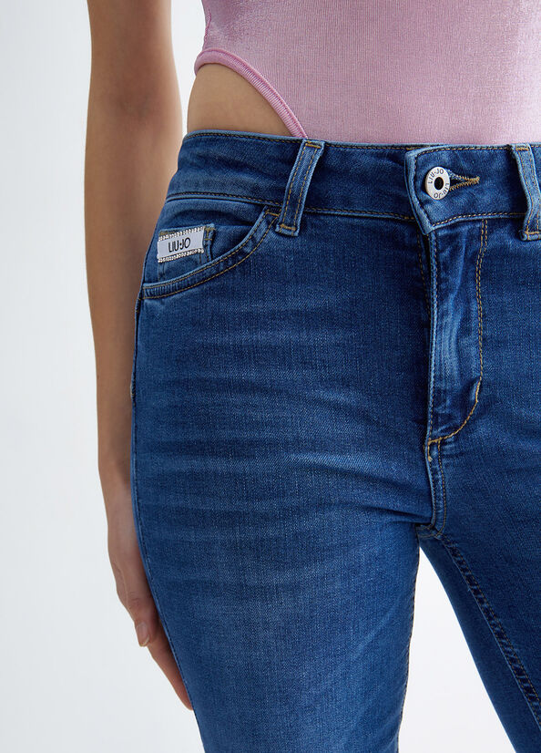 Jeans Skinny Liu Jo Eco-Friendly Mujer Azules | QBS-569823