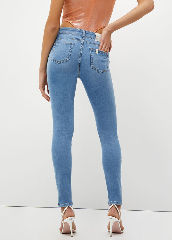 Jeans Skinny Liu Jo Eco-Friendly Mujer Azules | UVI-658792