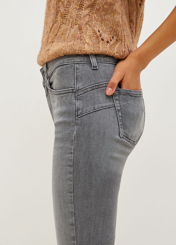 Jeans Skinny Liu Jo Eco-Friendly Mujer Gris | FTC-051729