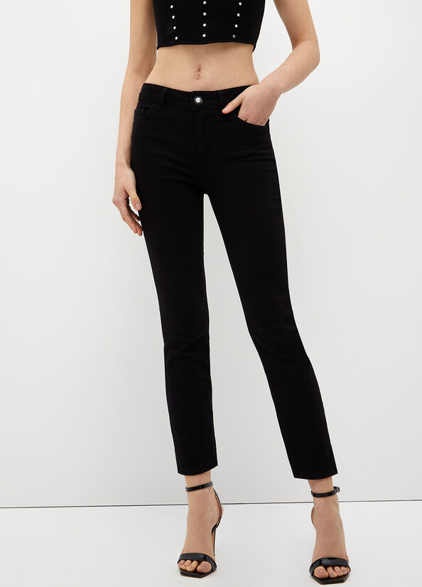 Jeans Skinny Liu Jo Eco-Friendly Mujer Negras | BLZ-354168