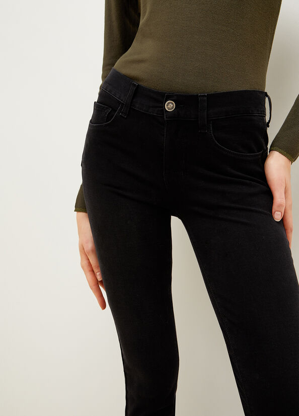 Jeans Skinny Liu Jo In Stretch Denim Mujer Negras | VZW-542016