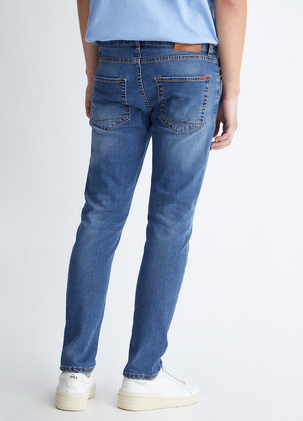 Jeans Skinny Liu Jo Twisted Hombre Azules | LYD-365029