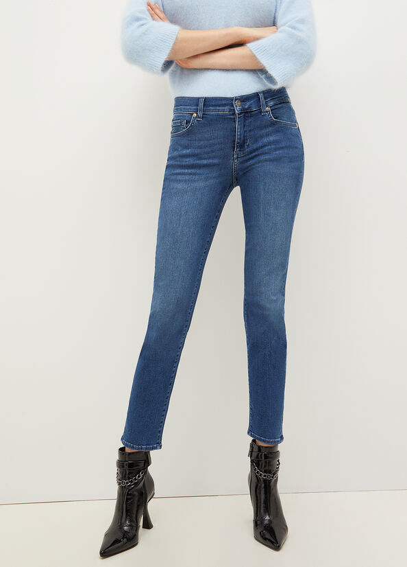 Jeans Slim Liu Jo Denim Authentic Mujer Azules | KLW-468105