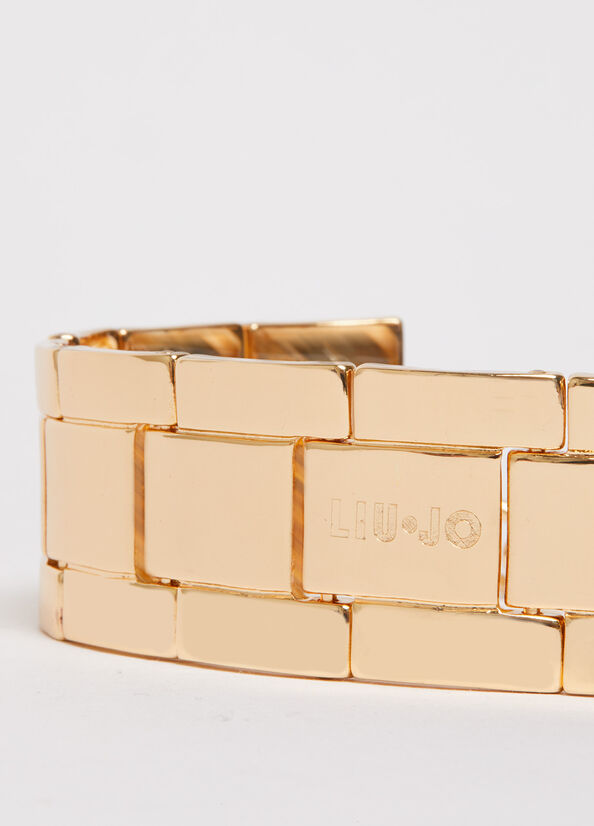 Joyería Liu Jo Gold-Tone Bracelet Mujer Doradas | SBF-864925