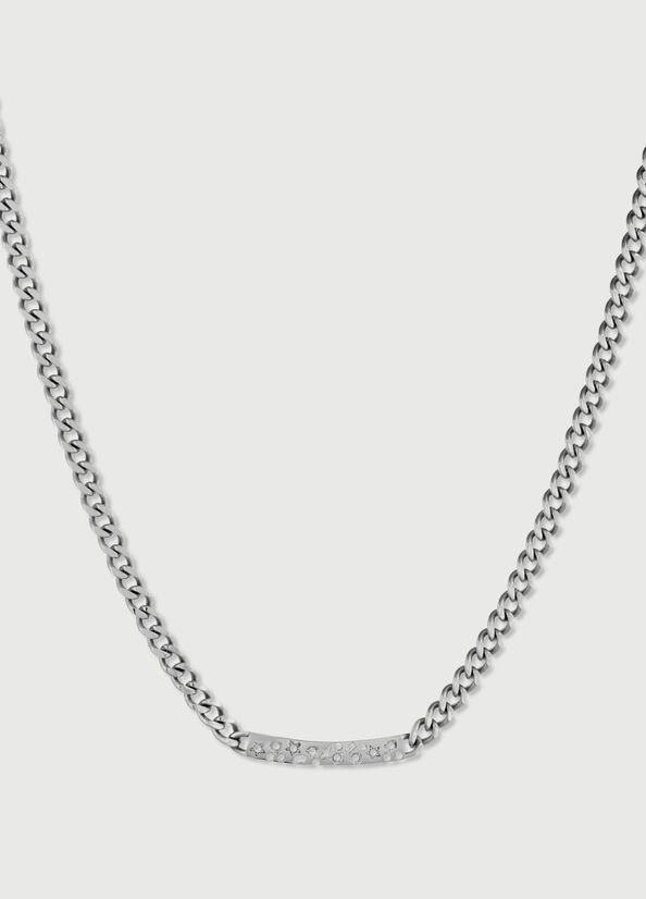 Joyería Liu Jo Necklace With Diamantés Mujer Plateadas | NVE-316940