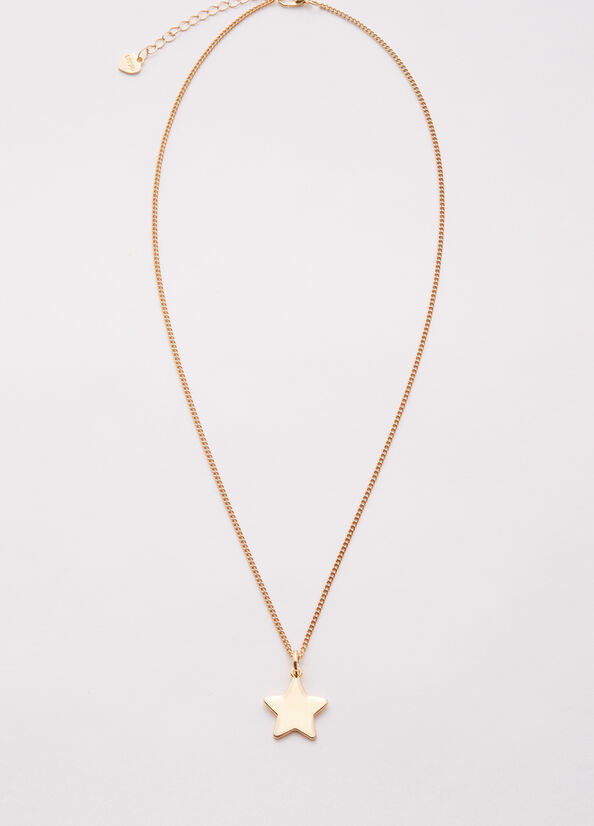 Joyería Liu Jo Necklace With Star Mujer Blancas | FQU-158263