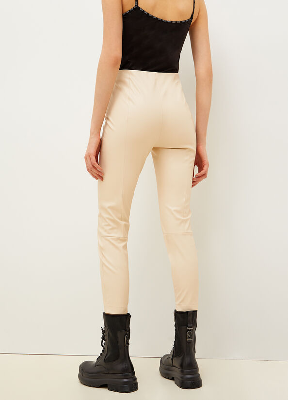 Pantalones Liu Jo Fabric Mujer Blancas | OIL-860924