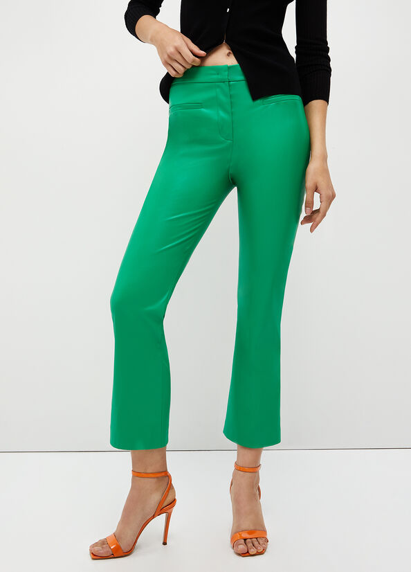 Pantalones Liu Jo Fabric Mujer Verde | PEW-723810