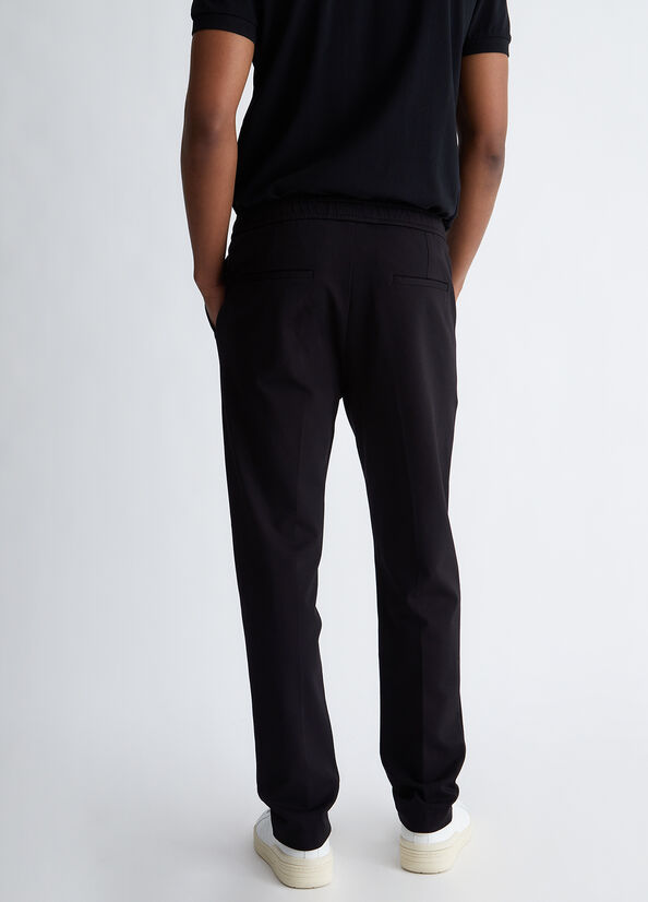 Pantalones Liu Jo Joggers Hombre Negras | XVQ-409513