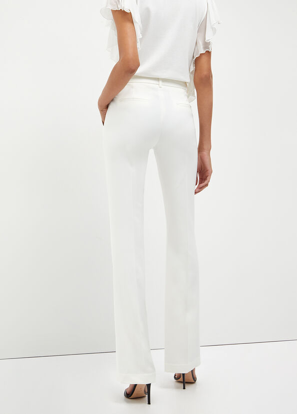 Pantalones Liu Jo Stretch Lj Mujer Blancas | QFJ-546138