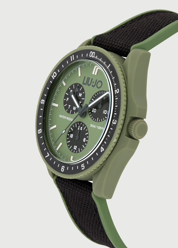 Relojes Liu Jo Eco-Sustainable Hombre Negras Verde | ECB-061782