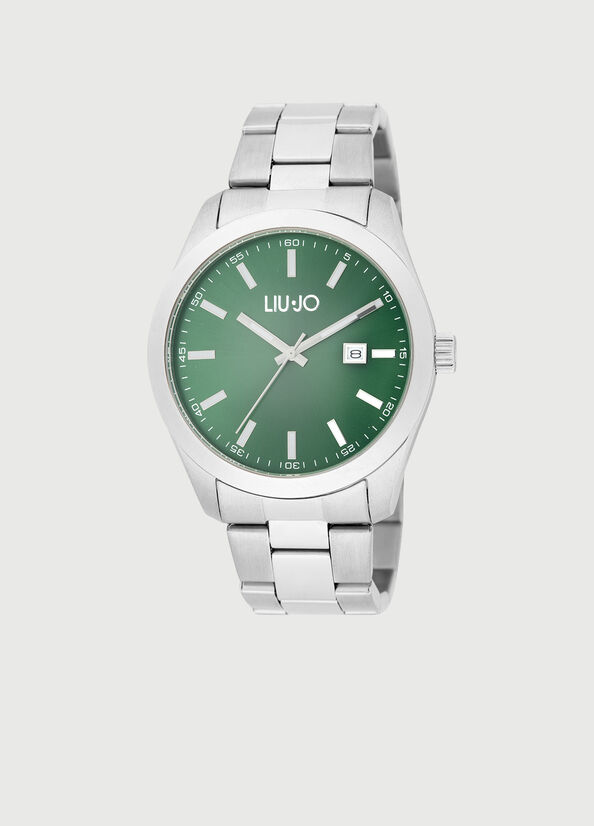 Relojes Liu Jo Steel Hombre Plateadas Verde | ECM-850146