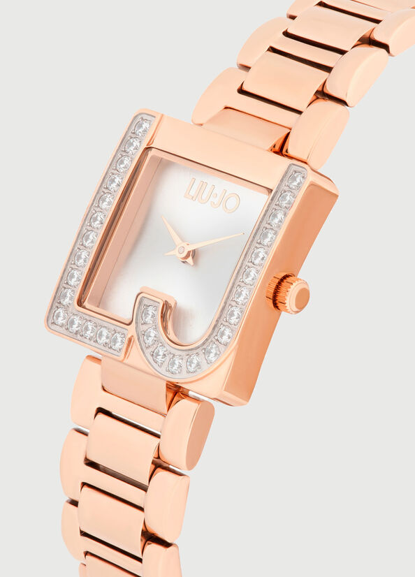 Relojes Liu Jo Steel With Logo Mujer Rosas Doradas | VAF-962754