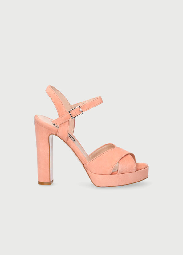 Sandalias Liu Jo With Anchos Heel Mujer Rosas | FMY-624813