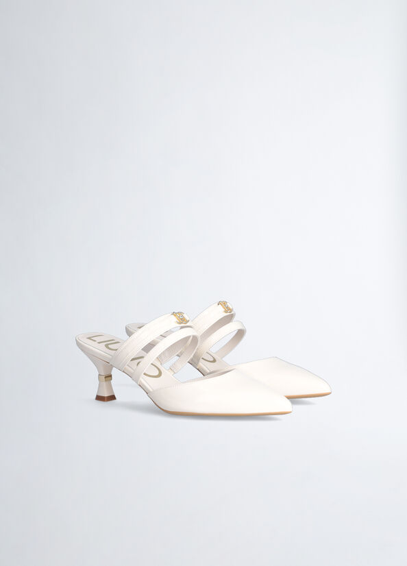 Sandalias Liu Jo With Low Heel Mujer Blancas | DIO-972856