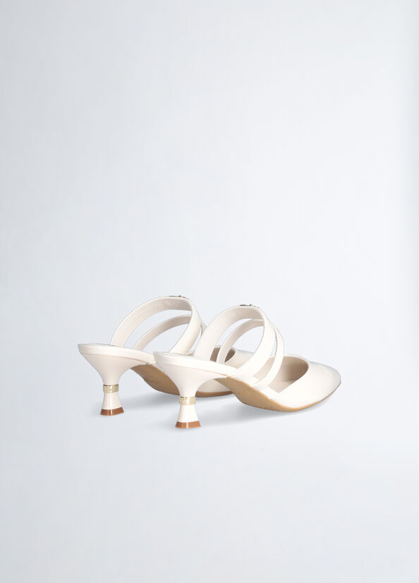 Sandalias Liu Jo With Low Heel Mujer Blancas | DIO-972856