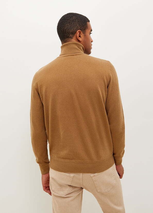 Suéteres Liu Jo Turtleneck In Algodon Hombre Marrones | BEV-276159