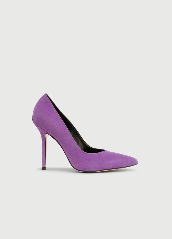 Tacones Altos Liu Jo Gamuza Mujer Moradas | LYH-543918