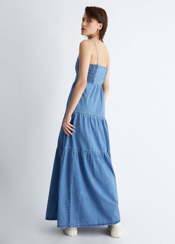 Vestido Liu Jo Denim Mujer Azules | IMX-623187