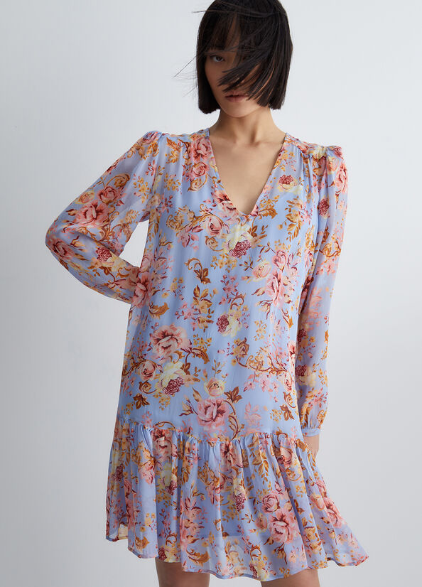 Vestido Liu Jo Eco-Friendly Floral Mujer Flores | RTM-469358