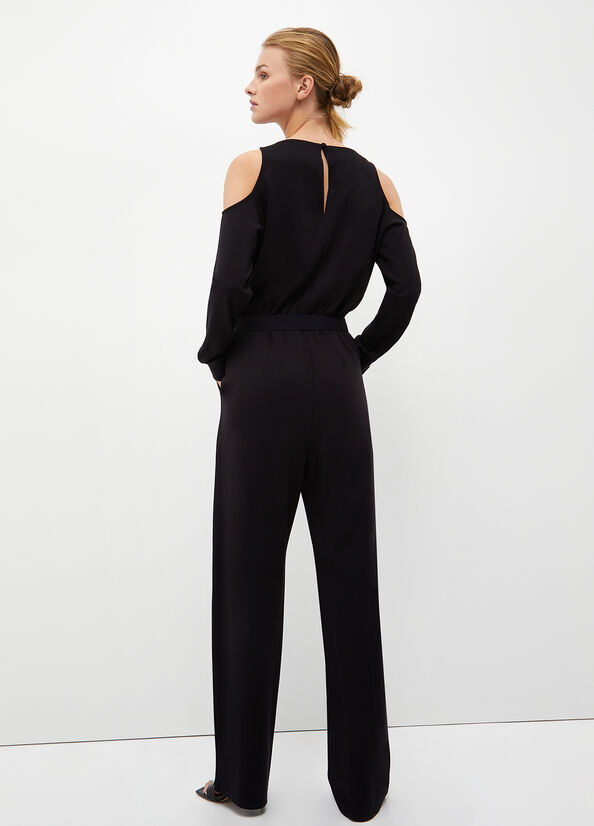 Vestido Liu Jo Jumpsuit With Mujer Negras | QLW-901482