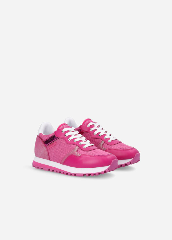 Zapatillas Liu Jo Brighty Mesh Mujer Fucsia | KQT-821409