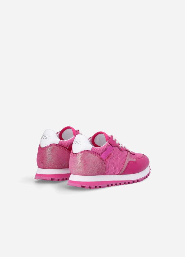 Zapatillas Liu Jo Brighty Mesh Mujer Fucsia | KQT-821409