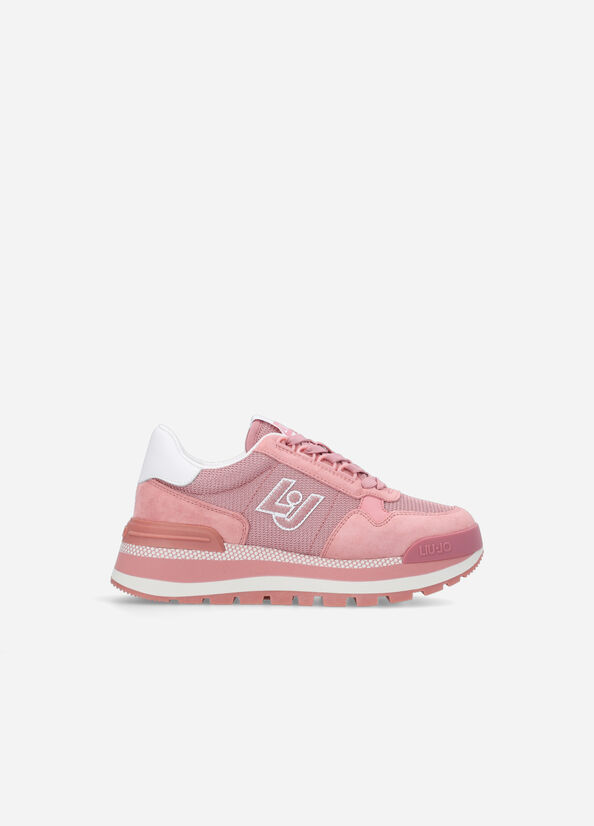 Zapatillas Liu Jo Brighty Mesh Mujer Rosas | YIP-852109