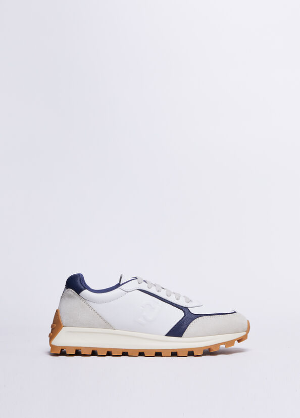 Zapatillas Liu Jo Cuero And Gamuza Hombre Azules | RBS-425781