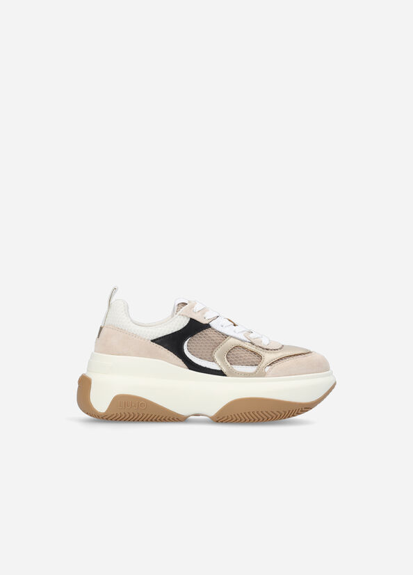 Zapatillas Liu Jo Fornido Cuero Mujer Marrones | JHA-207495